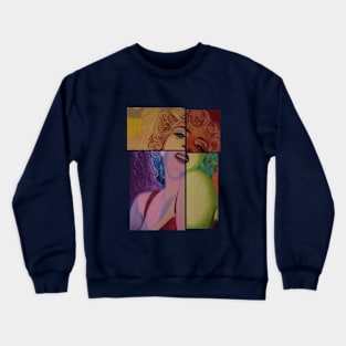 Portrait of Marilyn in Pieces Crewneck Sweatshirt